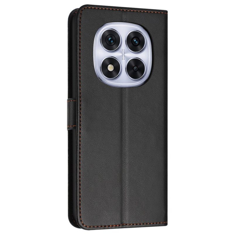 Leren Hoesje Voor Xiaomi Redmi Note 14 Pro Plus 5g Kunstleer-effect