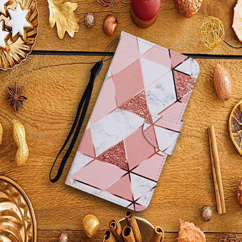 Leren Hoesje Voor Xiaomi Redmi Note 14 Pro Plus 5g Marmerpatroon