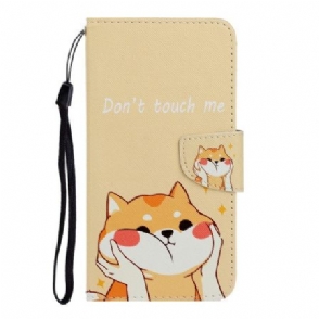 Leren Hoesje Voor Xiaomi Redmi Note 14 Pro Plus 5g Shiba Inu Patroon