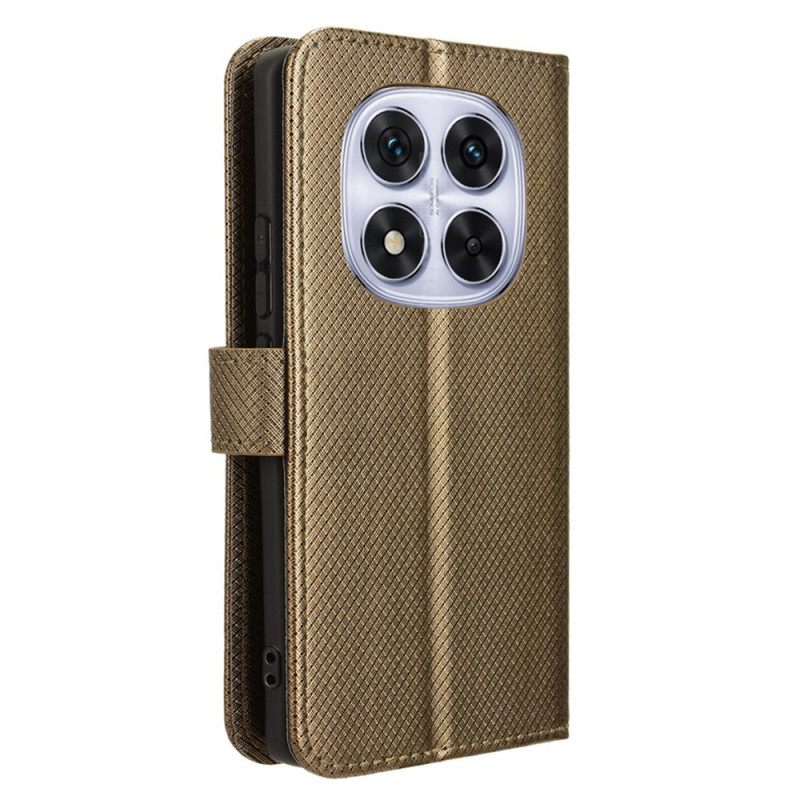 Leren Hoesje Voor Xiaomi Redmi Note 14 Pro Plus 5g Stippen