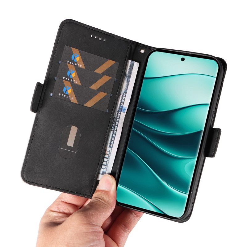 Leren Hoesje Xiaomi Redmi Note 14 Pro Plus 5g Diamanten