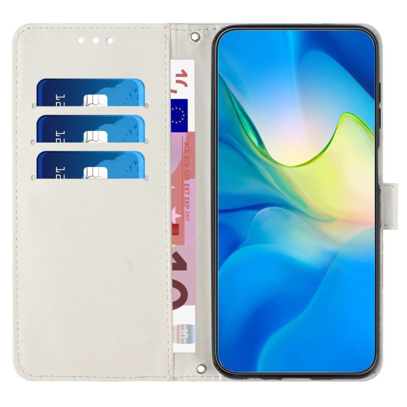Leren Hoesje Xiaomi Redmi Note 14 Pro Plus 5g Marmer Bescherming Hoesje