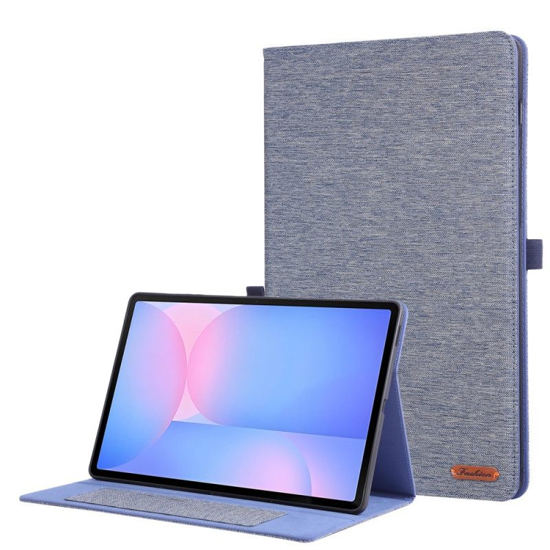 Cover Samsung Galaxy Tab S10 Fe Plus Stof Bescherming Hoesje