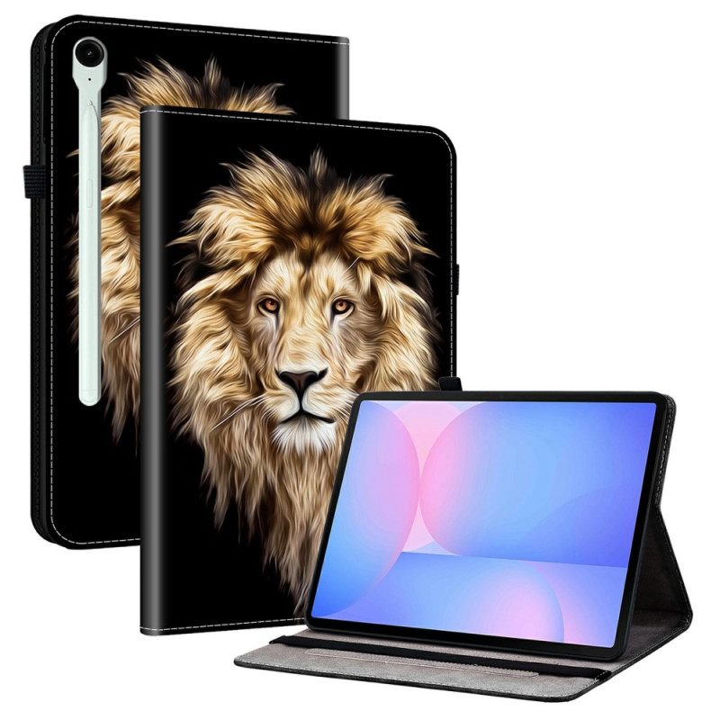 Hoesje Case Samsung Galaxy Tab S10 Fe Plus Leeuwenkop