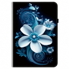 Hoesje Case Samsung Galaxy Tab S10 Fe Plus Telefoonhoesje Zwarte Orchidee