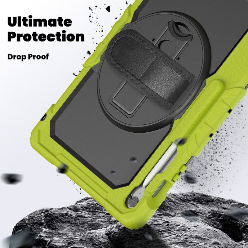 Hoesje Samsung Galaxy Tab S10 Fe Plus Ultra-resistent Met Schouderband Bescherming Hoesje