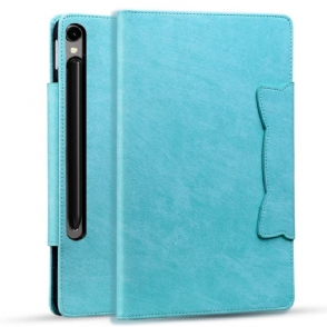 Leren Hoesje Samsung Galaxy Tab S10 Fe Plus Kattensluiting