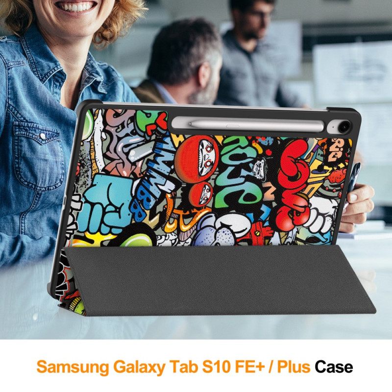 Samsung Galaxy Tab S10 Fe Plus Graffiti-patroon