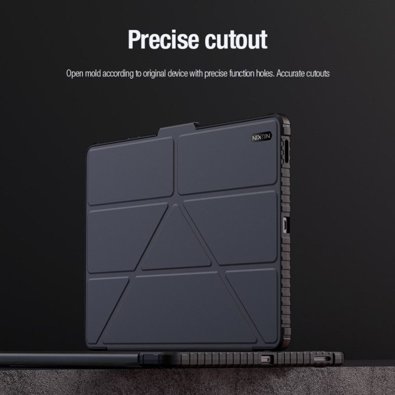 Samsung Galaxy Tab S10 Fe Plus Nillkin Bumper Met Origami Standaard En Schuifklep
