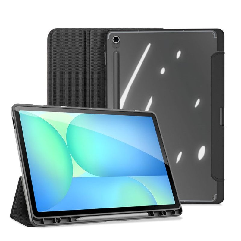 Samsung Galaxy Tab S10 Fe Plus Transparante Achterkant Met Drie Panelen