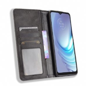 Cover voor Motorola Moto G50 Leer In Cirénius-stijl