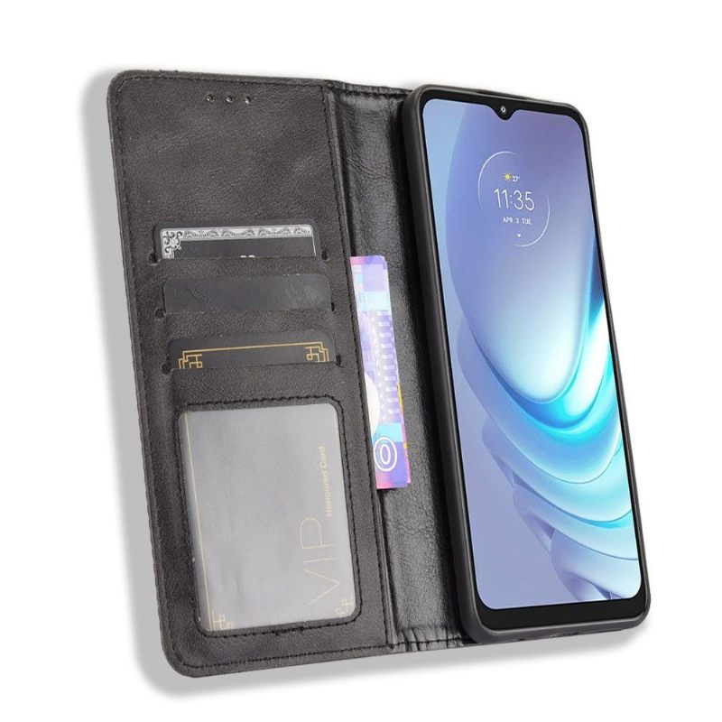 Cover voor Motorola Moto G50 Leer In Cirénius-stijl