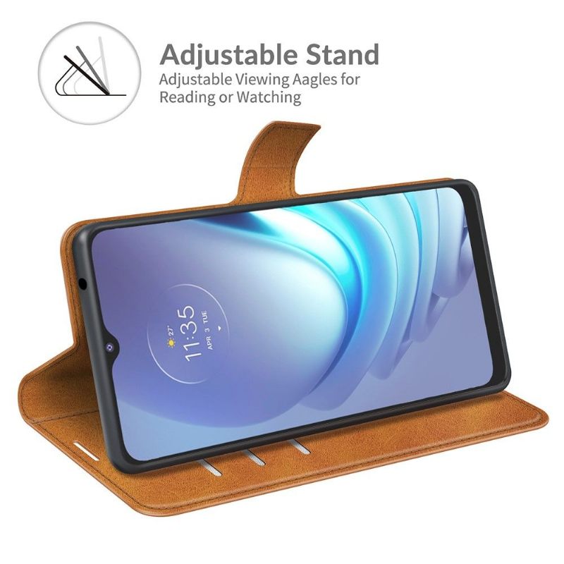Folio-hoesje voor Motorola Moto G50 Portemonnee Leerstijl