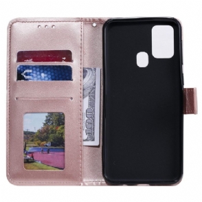 Folio-hoesje voor Motorola Moto G50 Zon Mandala