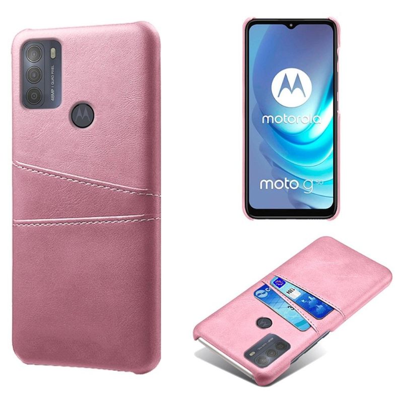 Hoesje voor Motorola Moto G50 Melody Leder Effect Kaarthouder