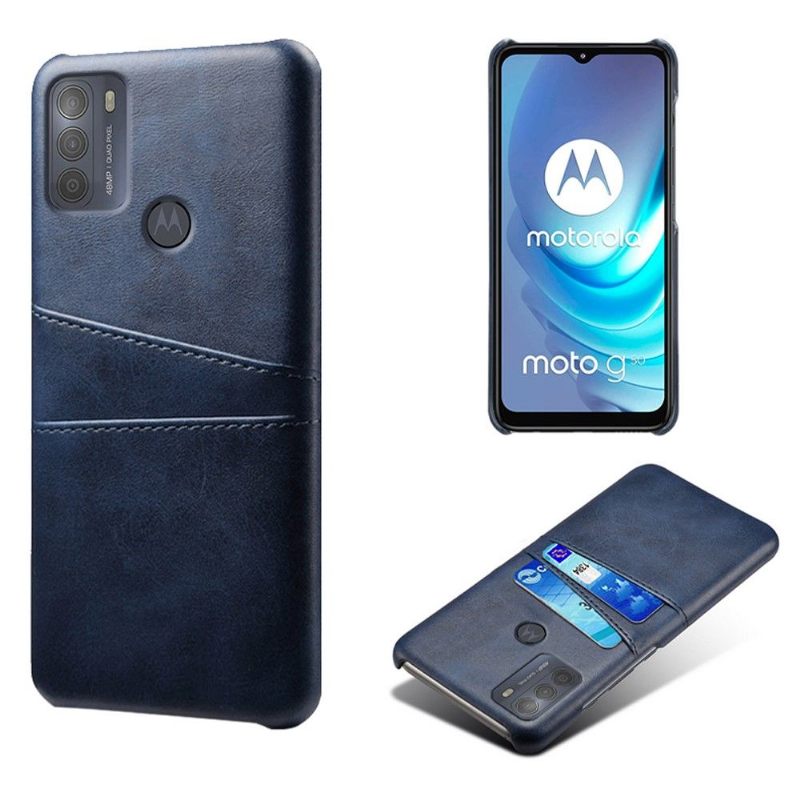 Hoesje voor Motorola Moto G50 Melody Leder Effect Kaarthouder