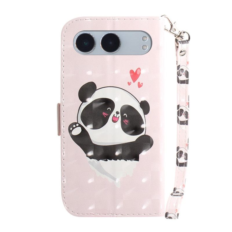 Bescherming Hoesje Oneplus Nord 4 Panda Love Sleutelkoord