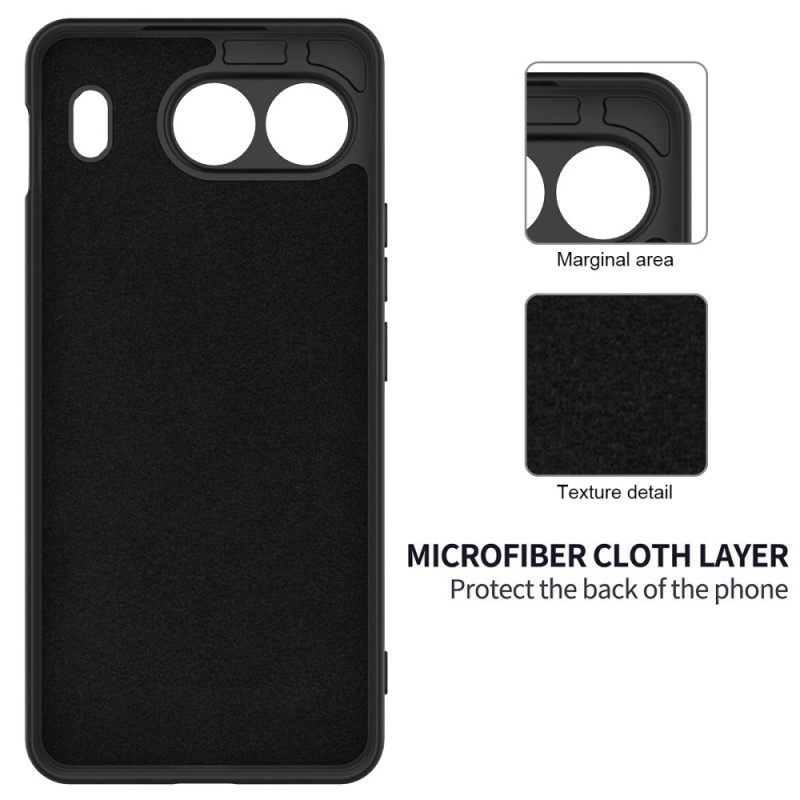 Cover Hoesje Oneplus Nord 4 Telefoonhoesje Vloeibare Siliconen Met Bandje