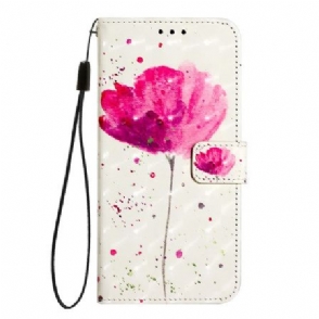 Flip Case Leren Oneplus Nord 4 Klaproos