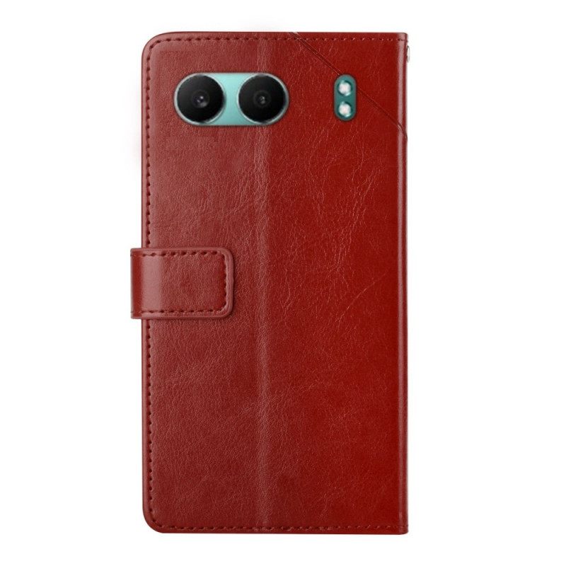 Flip Case Leren Oneplus Nord 4 Y-design