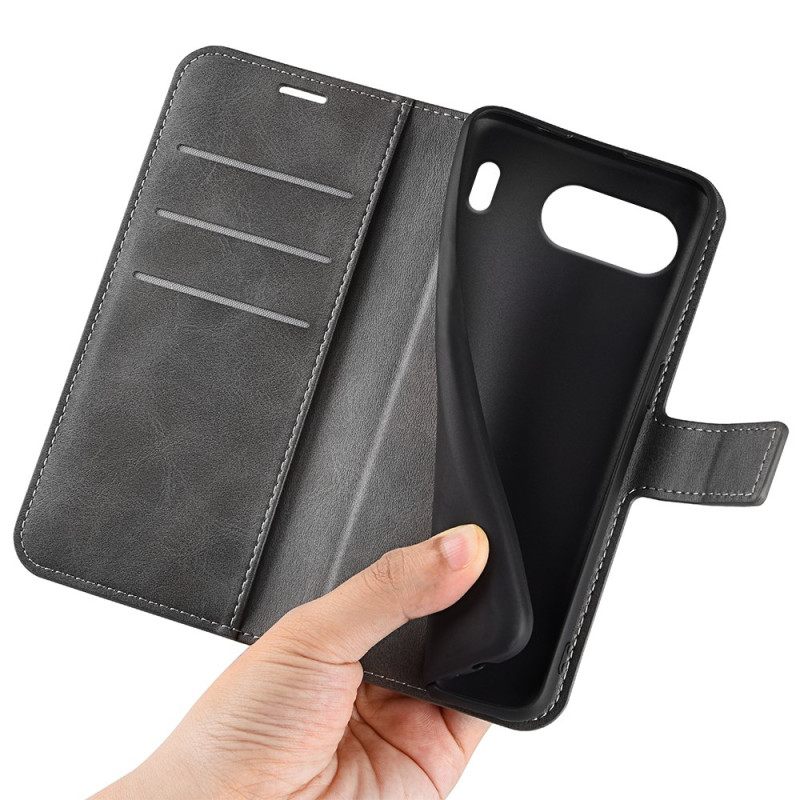 Folio-hoesje Oneplus Nord 4 Leerstijl