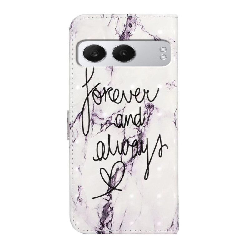 Folio-hoesje Oneplus Nord 4 Telefoonhoesje 3d-patroon