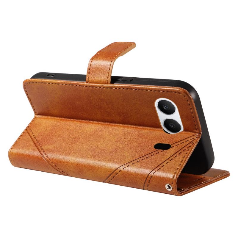 Folio-hoesje Oneplus Nord 4 Telefoonhoesje Geometrische Lijn