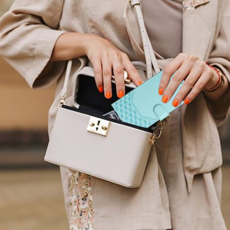 Folio-hoesje Oneplus Nord 4 Telefoonhoesje Honingraatpatroon