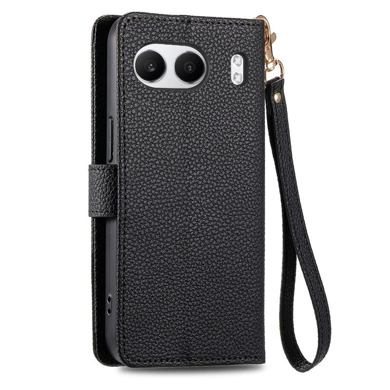 Folio-hoesje Oneplus Nord 4 Telefoonhoesje Portemonnee Met Hartvormige Rfid-blokkering