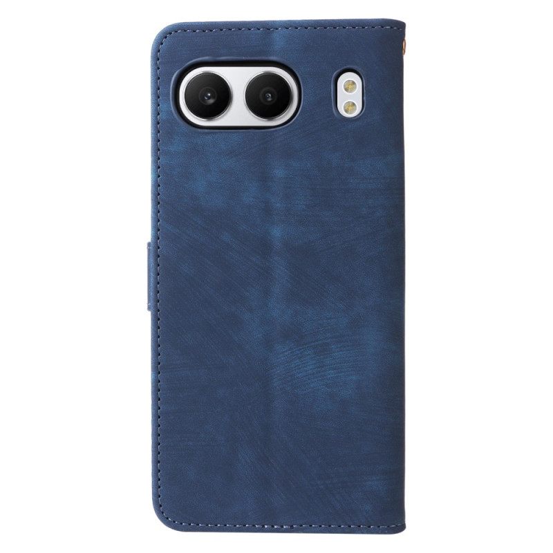 Folio-hoesje Oneplus Nord 4 Telefoonhoesje Rfid-blokkering Met Leereffect