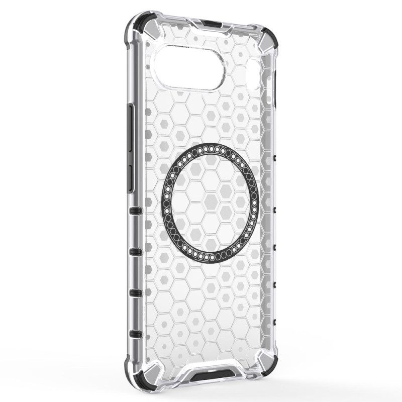 Hoesje Oneplus Nord 4 Compatibel Met Magsafe Honeycomb Bescherming Hoesje