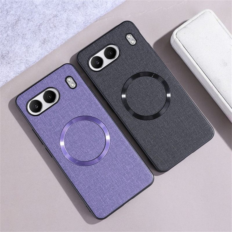 Hoesje Oneplus Nord 4 Magsafe-compatibele Stoffen Hoes