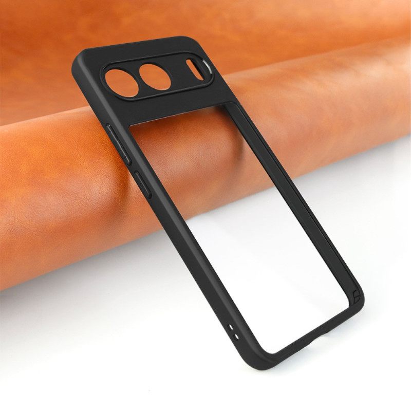 Hoesje Oneplus Nord 4 Schokbestendige Transparante Achterkant