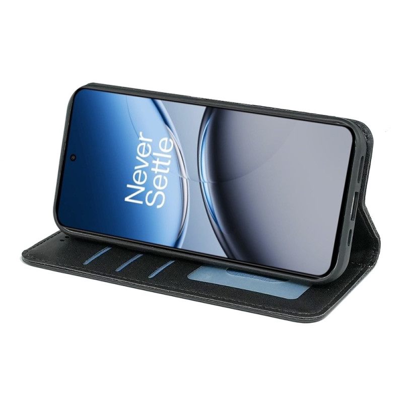 Leren Hoesje Oneplus Nord 4 Frieze En Bandje Bescherming Hoesje