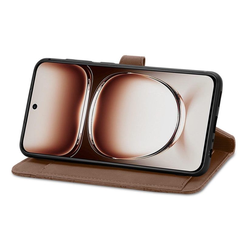 Leren Hoesje Oneplus Nord 4 Kantpatroon