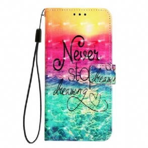 Leren Hoesje Oneplus Nord 4 Never Stop Dromen