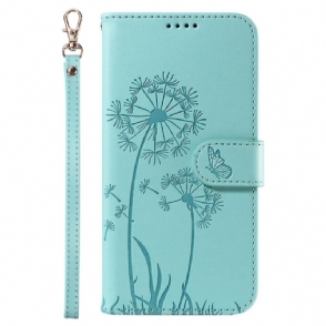 Leren Hoesje Oneplus Nord 4 Paardenbloemen Liefde Bescherming Hoesje