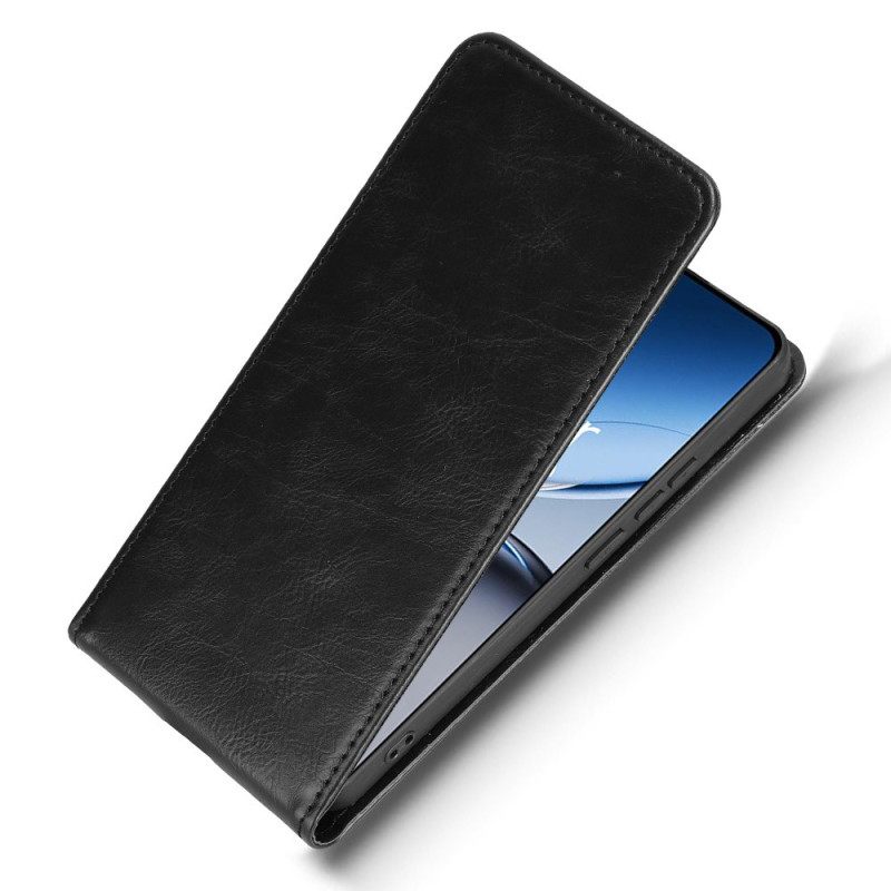Leren Hoesje Oneplus Nord 4 Verticale Klep Van Imitatieleer Bescherming Hoesje