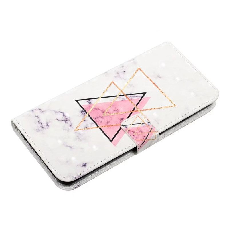 Leren Hoesje Voor Oneplus Nord 4 3d-driehoeken