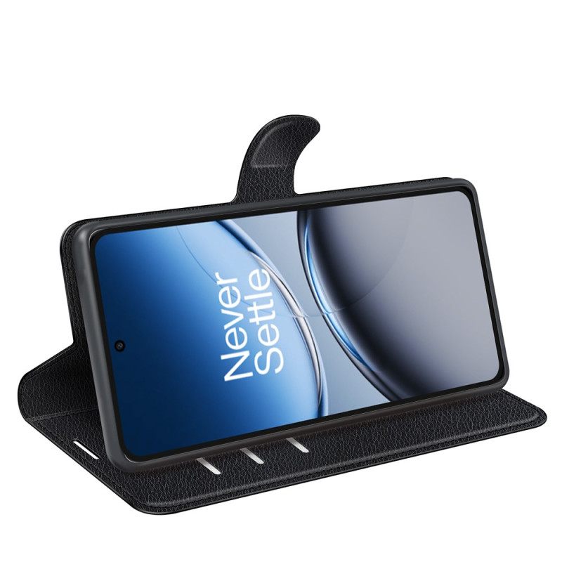 Leren Hoesje Voor Oneplus Nord 4 Lychee Kunstleer