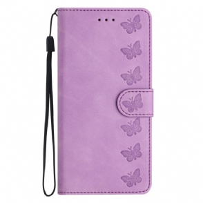 Leren Hoesje Voor Oneplus Nord 4 Vlinderrand