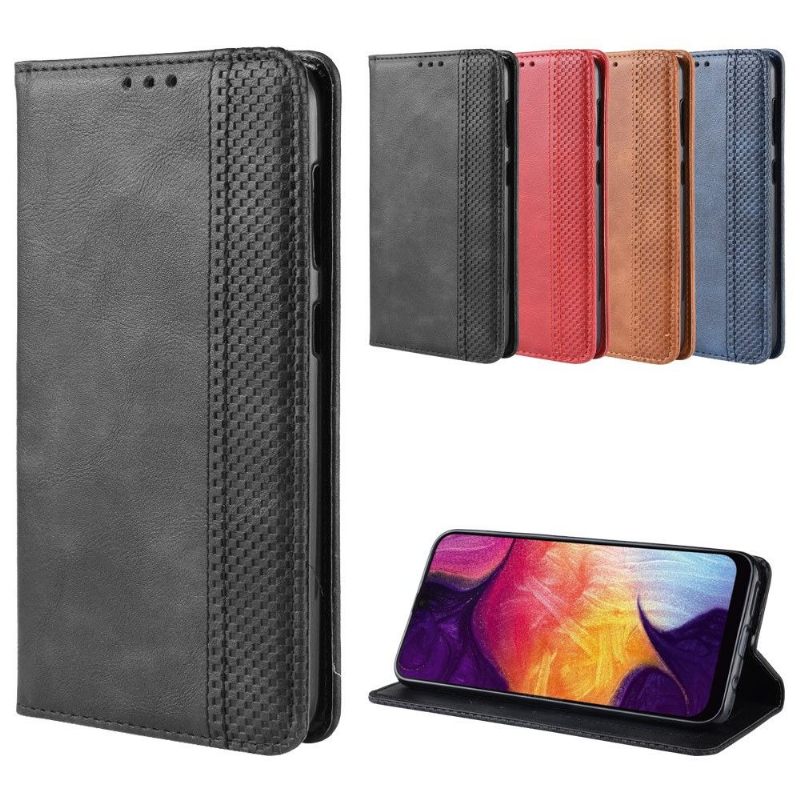 Case voor Samsung Galaxy A70 Leer In Cirénius-stijl