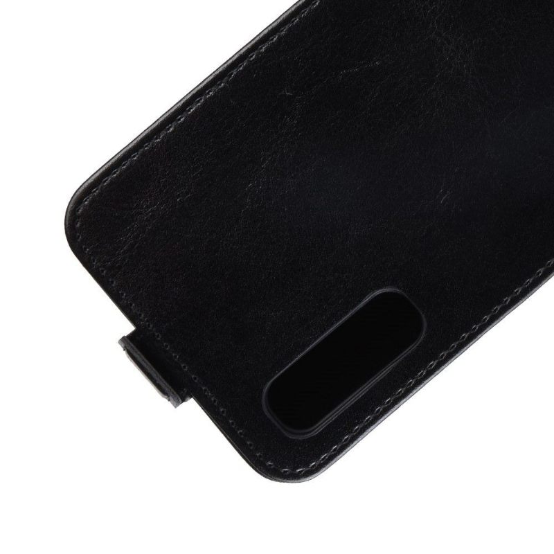 Cover voor Samsung Galaxy A70 Folio-hoesje Verticaal Kunstleer