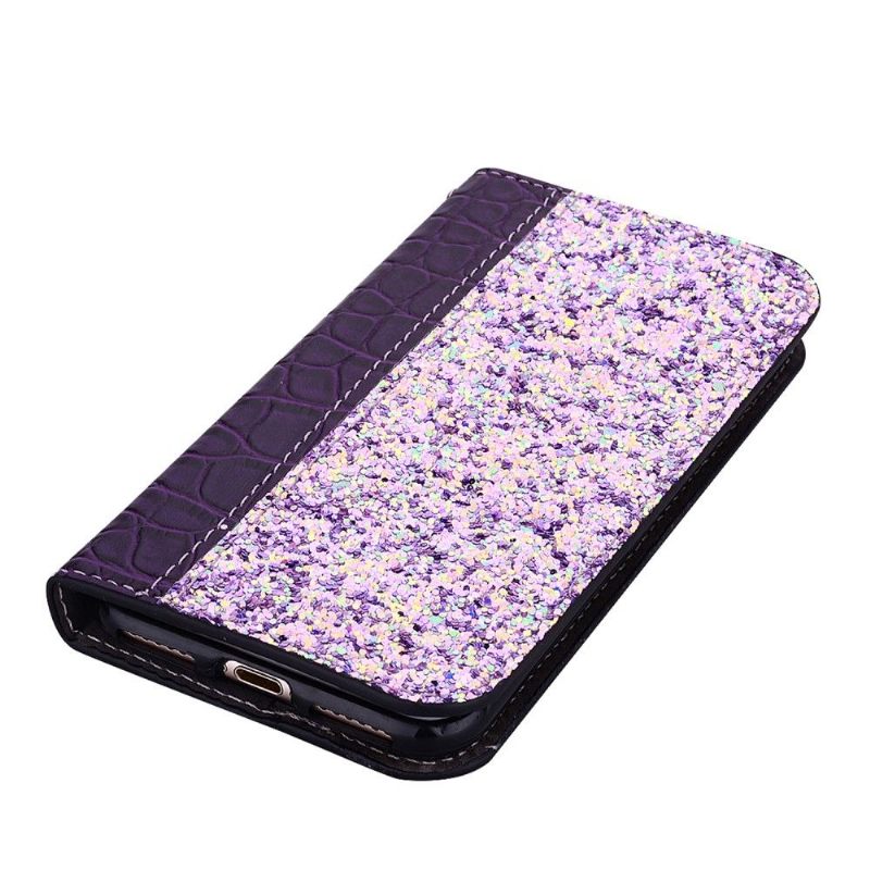Cover voor Samsung Galaxy A70 Luxe Krokodileffect