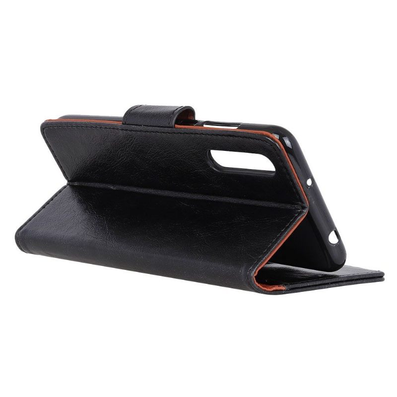 Cover voor Samsung Galaxy A70 William Retro Leereffect