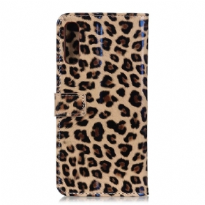 Folio-hoesje voor Samsung Galaxy A70 Luipaardpatroon