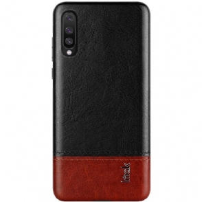 Hoesje voor Samsung Galaxy A70 Imak Bicolor Imitatieleer