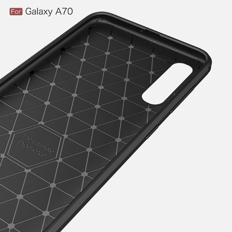 Hoesje voor Samsung Galaxy A70 Koolborstel Gel