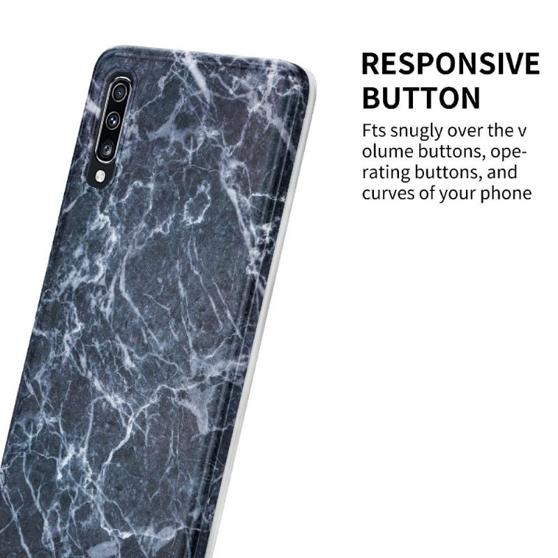 Hoesje voor Samsung Galaxy A70 Marmer