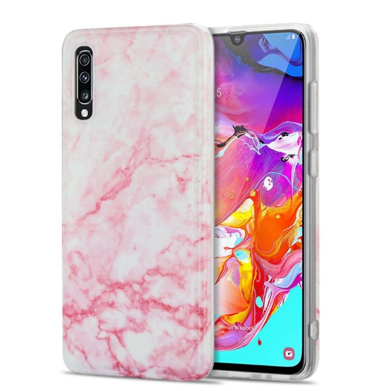 Hoesje voor Samsung Galaxy A70 Marmer